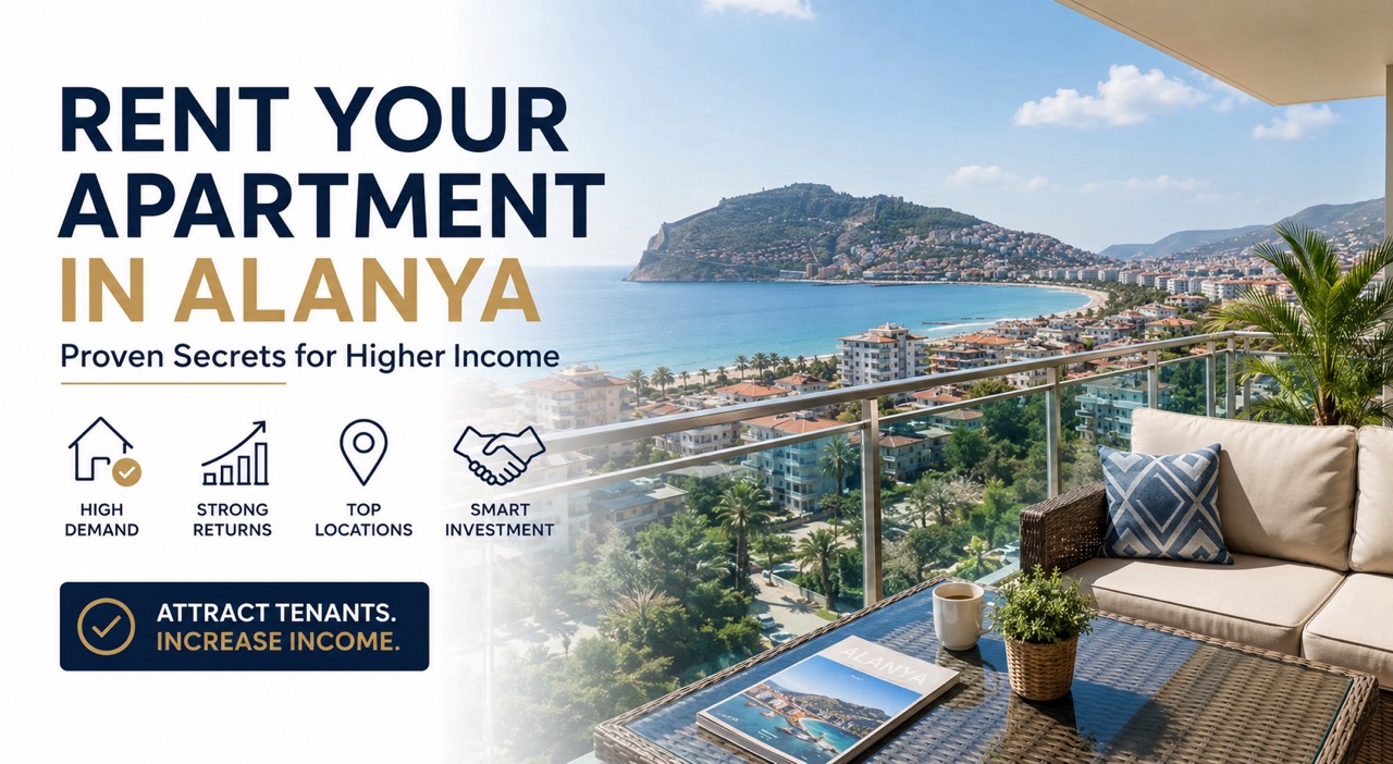 Rent your apartment in Alanya with stunning sea views and smart rental strategies for higher income and better occupancy rates.