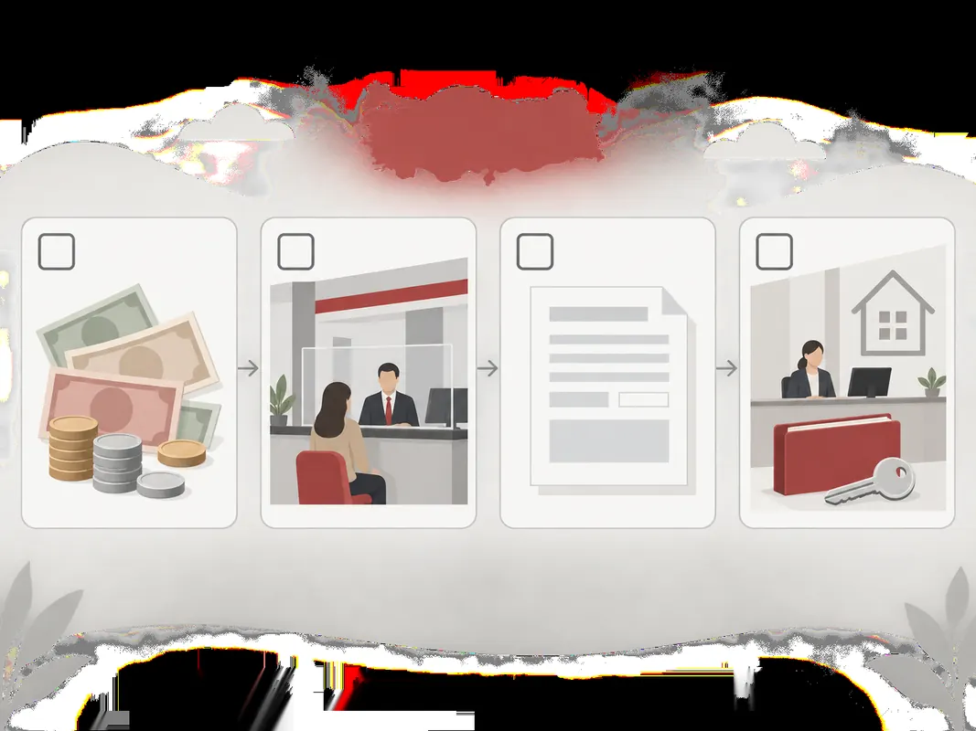 Buyer checklist for comparing bank, identity and property transaction records