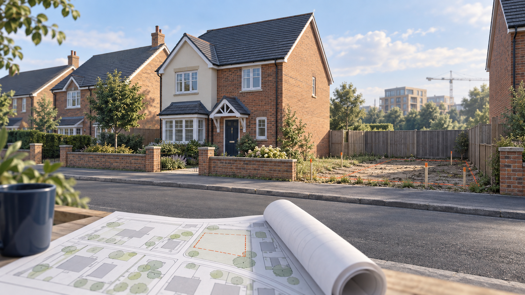 Home buyer workspace for reviewing a council planning register, site plan and application references