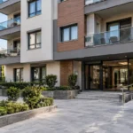 Modern apartment building exterior for a Turkey condominium management plan review