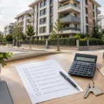 Modern apartment building representing Turkey property tax debt checks before purchase