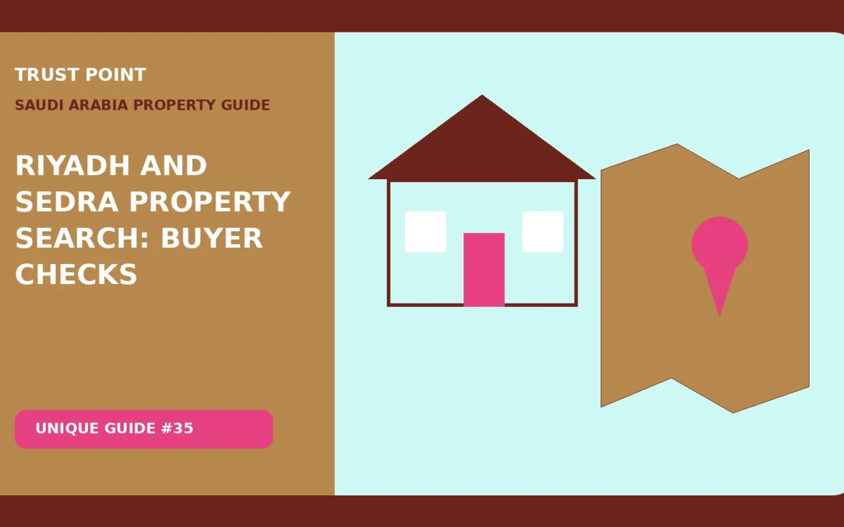 Riyadh and Sedra Property Search: Buyer Checks