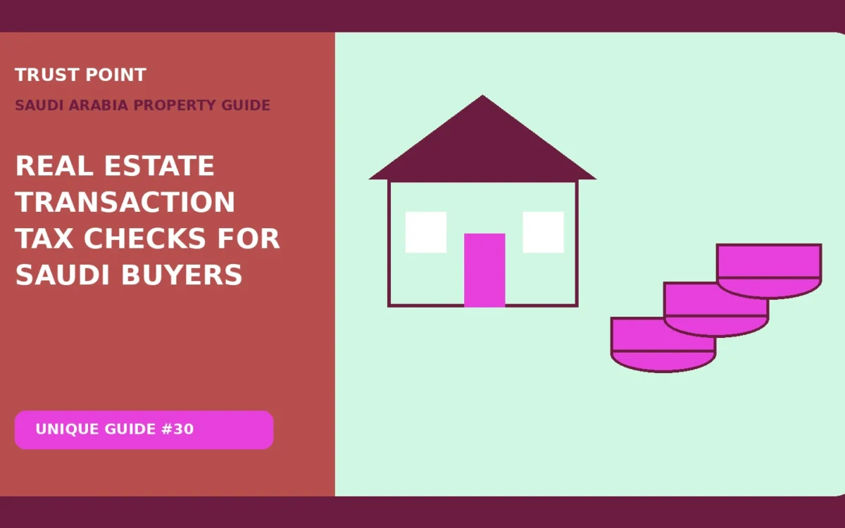 Real Estate Transaction Tax Checks for Saudi Buyers