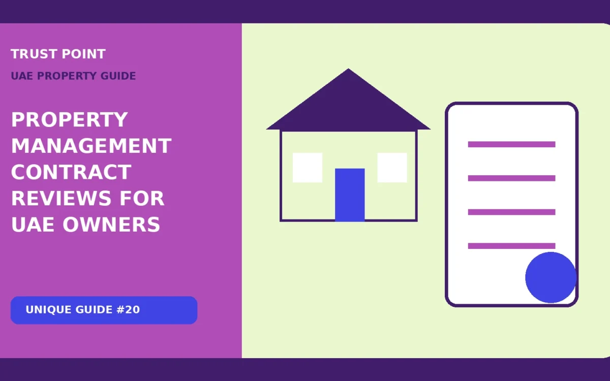 Property Management Contract Reviews for UAE Owners
